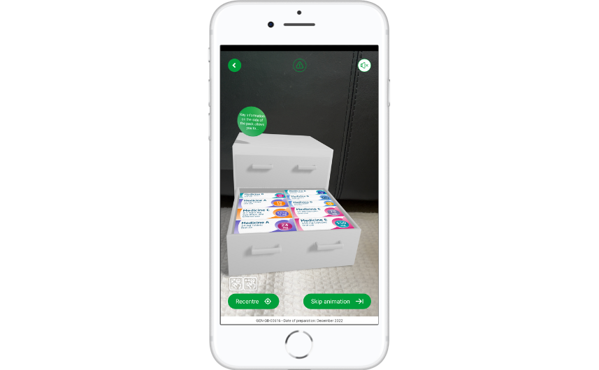 Mobile augmented reality on food